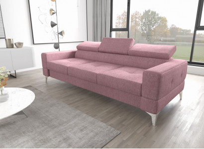 Three-seater couch upholstery design sofa modern 3-seater room furniture pink sofas